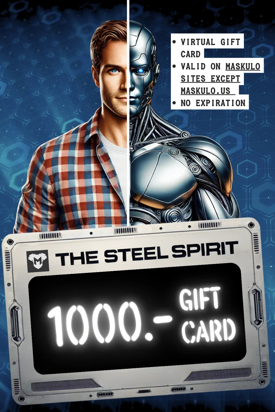 Maskulo Gift Card "The Steel Spirit"