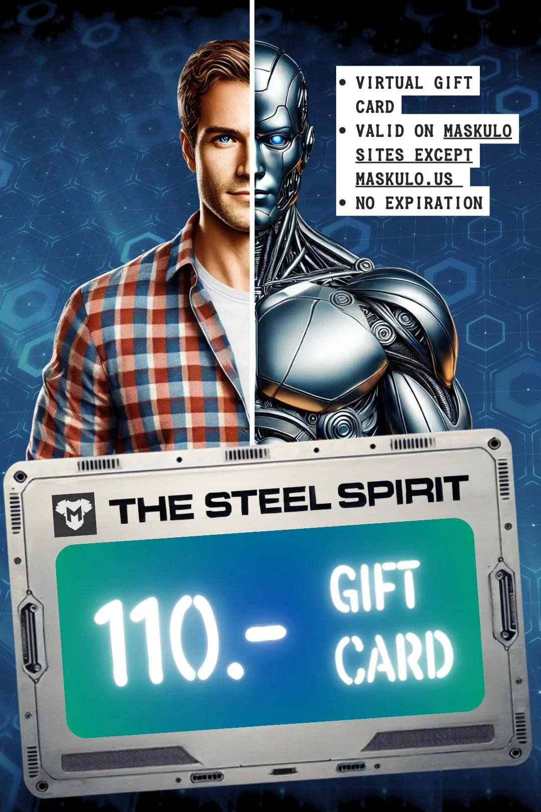 Maskulo Gift Card "The Steel Spirit"