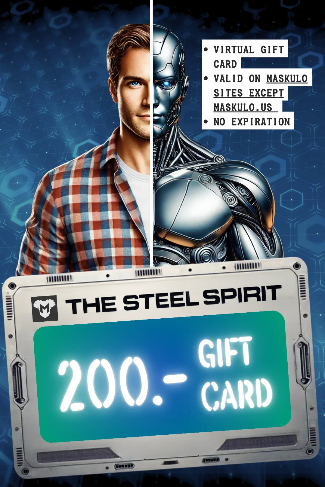 Maskulo Gift Card "The Steel Spirit"