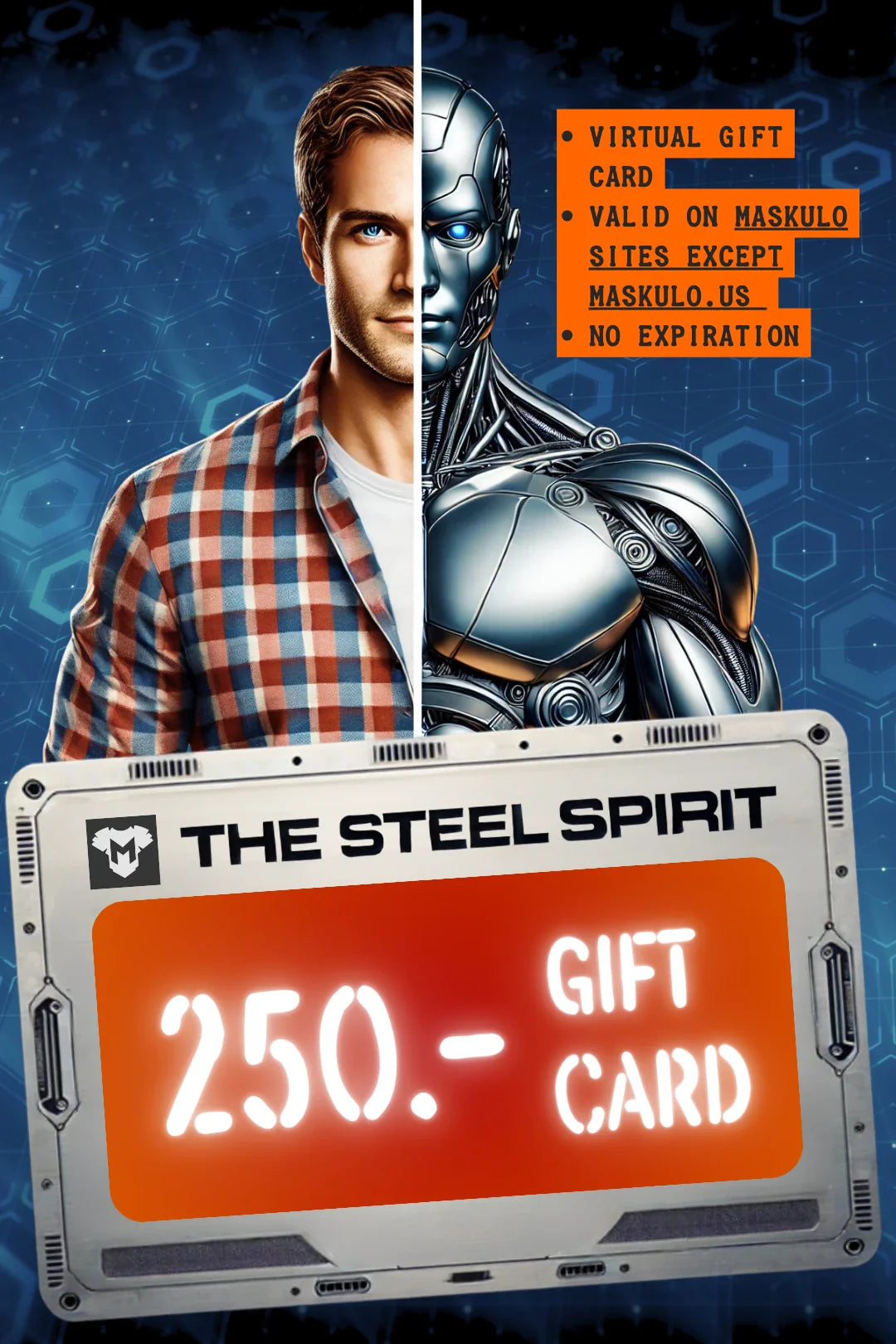 Maskulo Gift Card "The Steel Spirit"