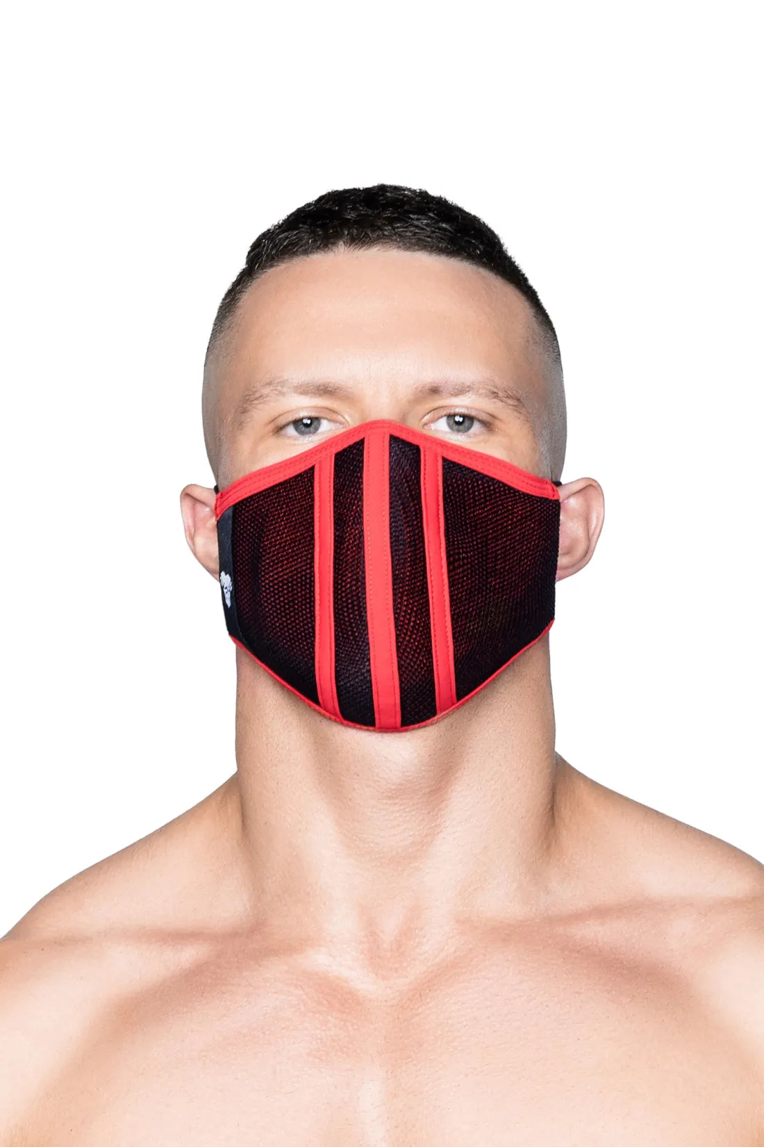 Life 3D Mask. Black and Red