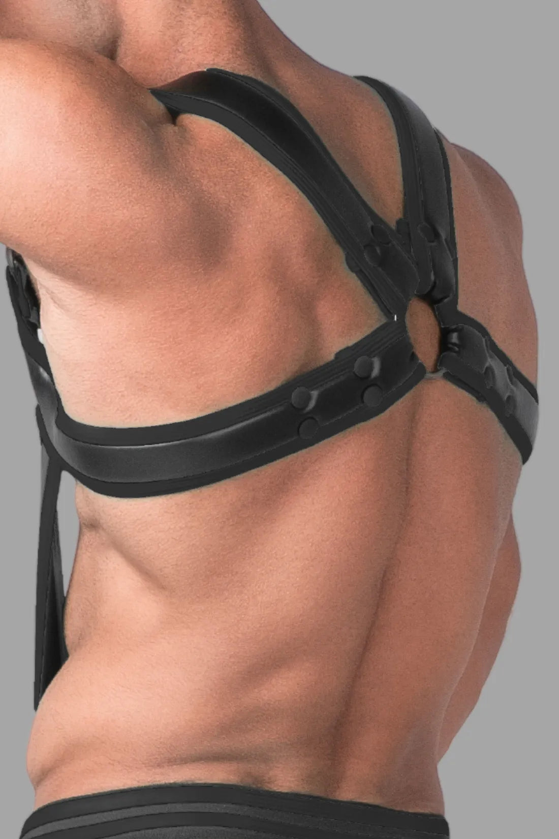 Youngero. Men's Body Harness. Black