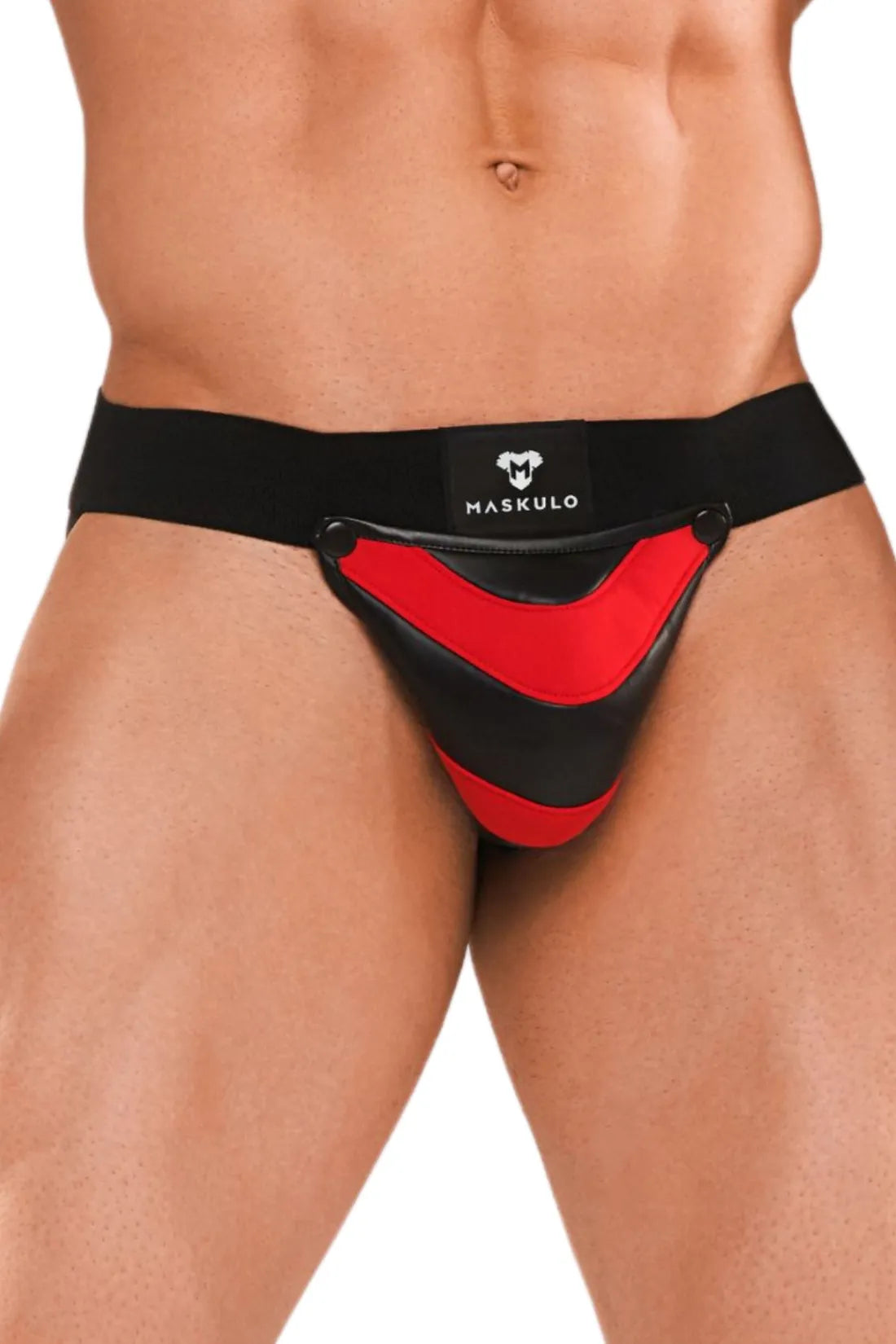 Armored Next. Men's Jock. Black and Red