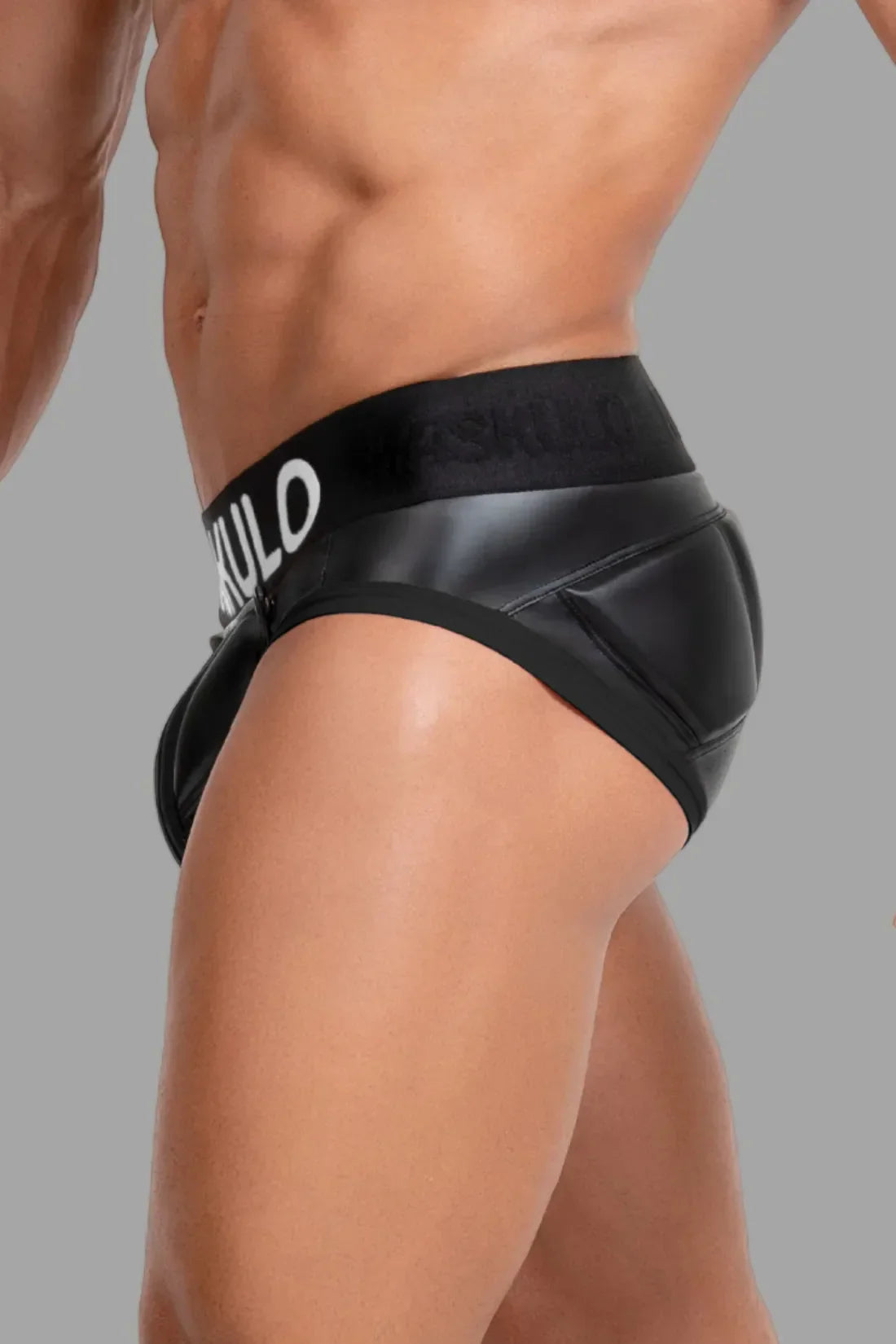 Maskulo Briefs with Pads. Black