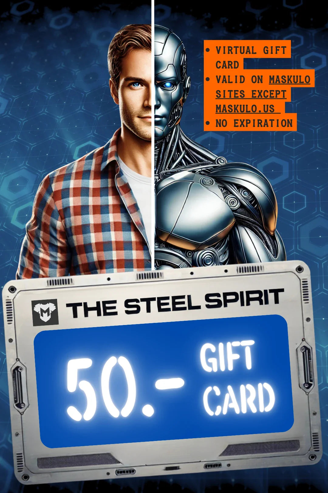 Maskulo Gift Card "The Steel Spirit"