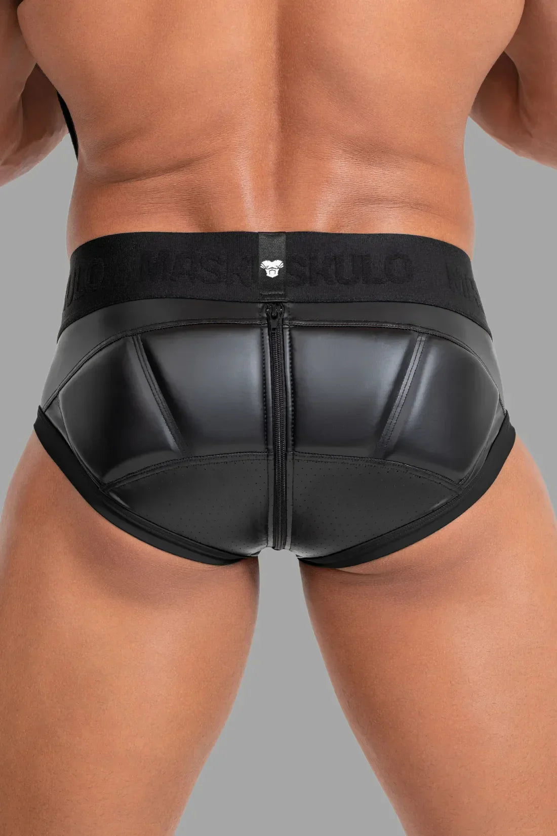 Maskulo Briefs with Pads. Black