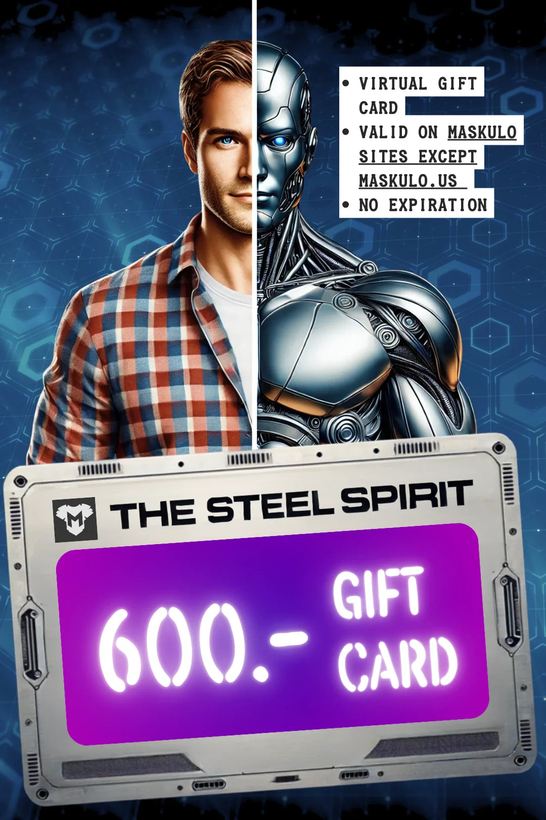 Maskulo Gift Card "The Steel Spirit"