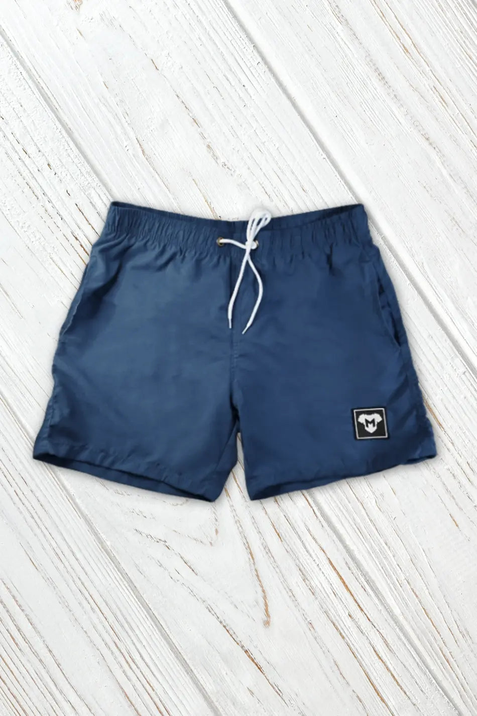 Rafe Cyclone Soft-Touch Nylon Shorts. Blue Navy