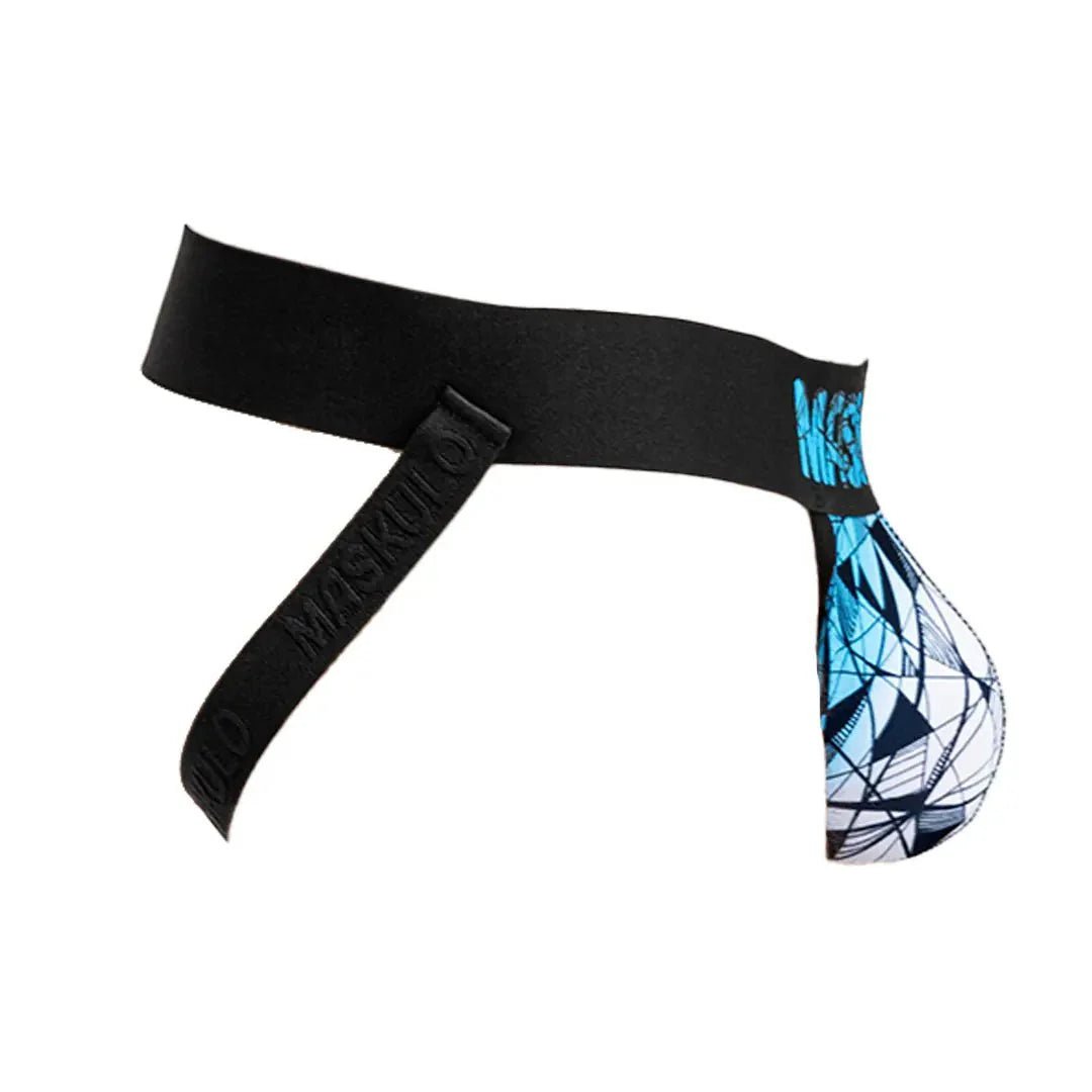 ARMOR Jock with ART - X effect. Black and Blue - MJS156 - Y2 - Maskulo US NY FL