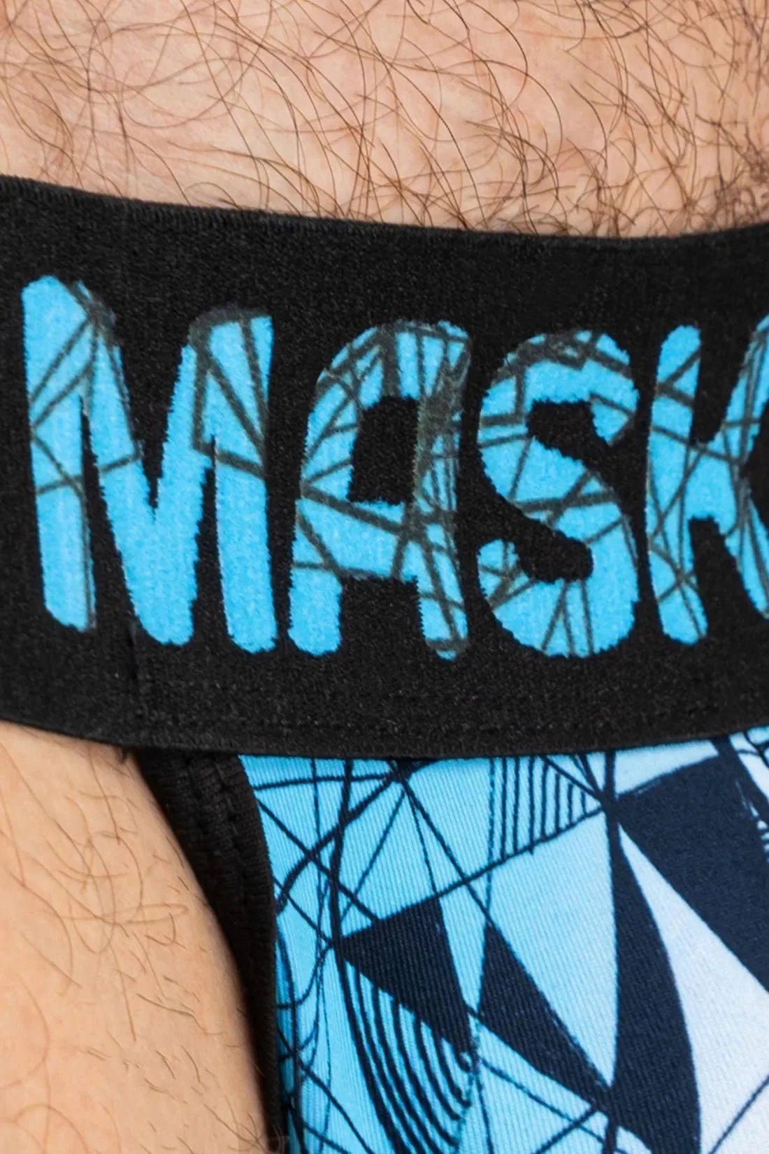 ARMOR Jock with ART - X effect. Black and Blue - MJS156 - Y2 - Maskulo US NY FL