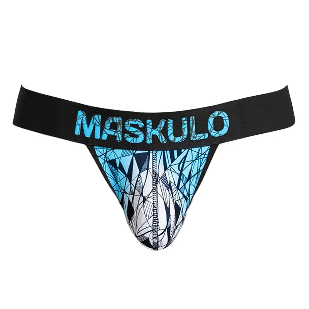 ARMOR Jock with ART - X effect. Black and Blue - MJS156 - Y2 - Maskulo US NY FL