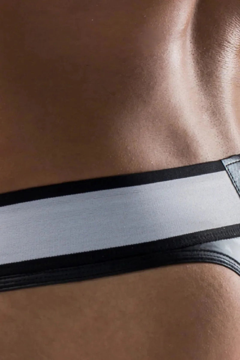 Armored. Men's Thongs. Detachable Codpiece. Black - MTN101 - Y5 - Maskulo US NY FL