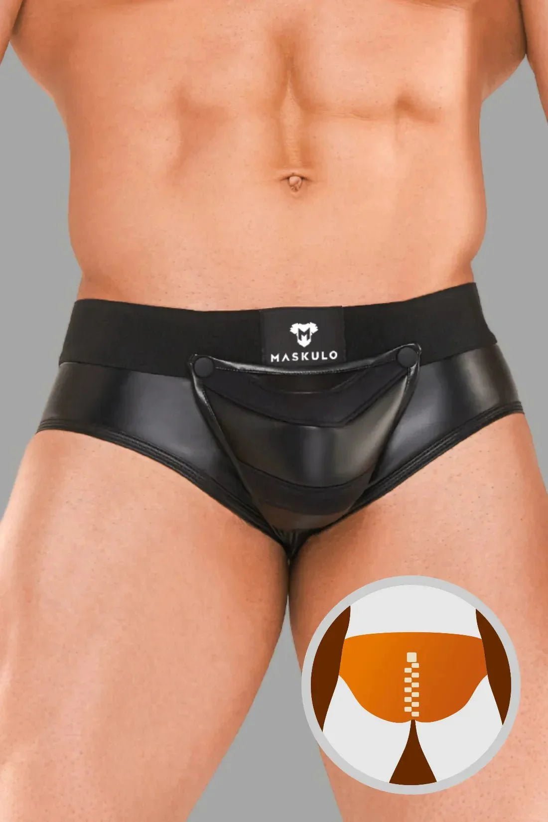 Armored Next. Men's Briefs. Black - MBR112-Y1 - Maskulo US NY FL