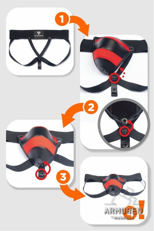 Armored Next. Men's Jock. Black - MJS128-Y1 - Maskulo US NY FL