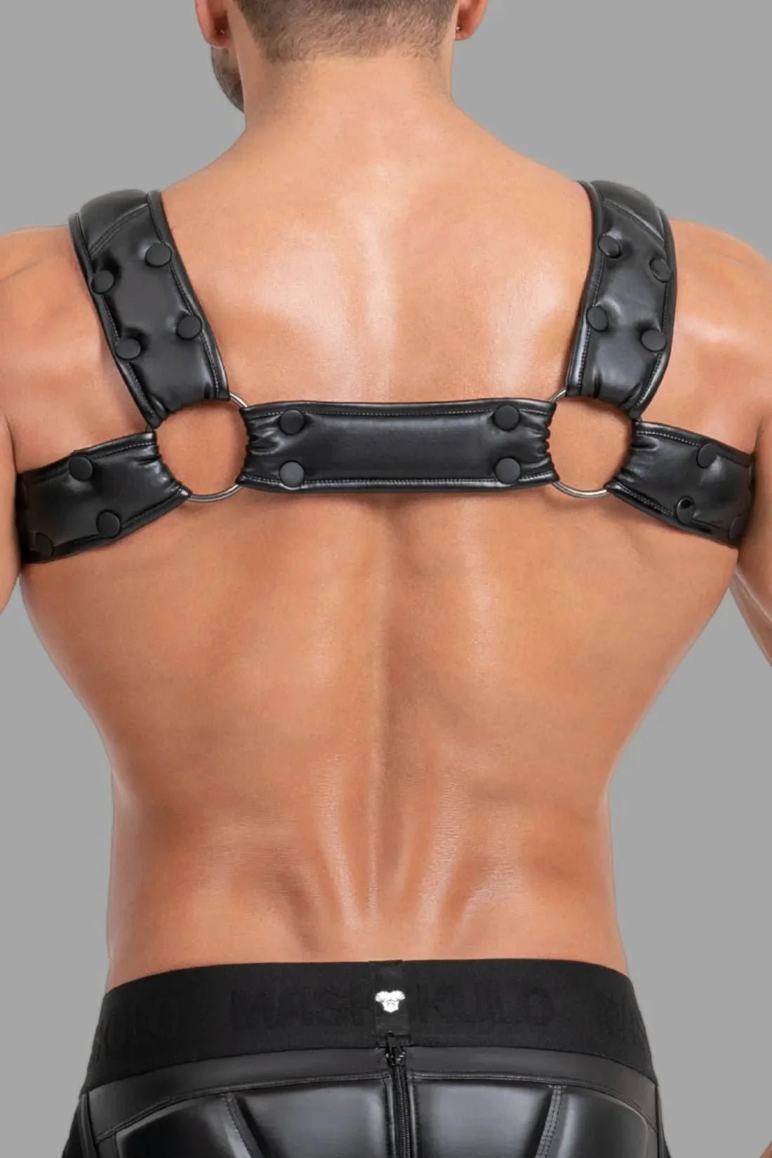 Body Harness with Push - up Effect. Black - MHR121 - Y5 - Maskulo US NY FL