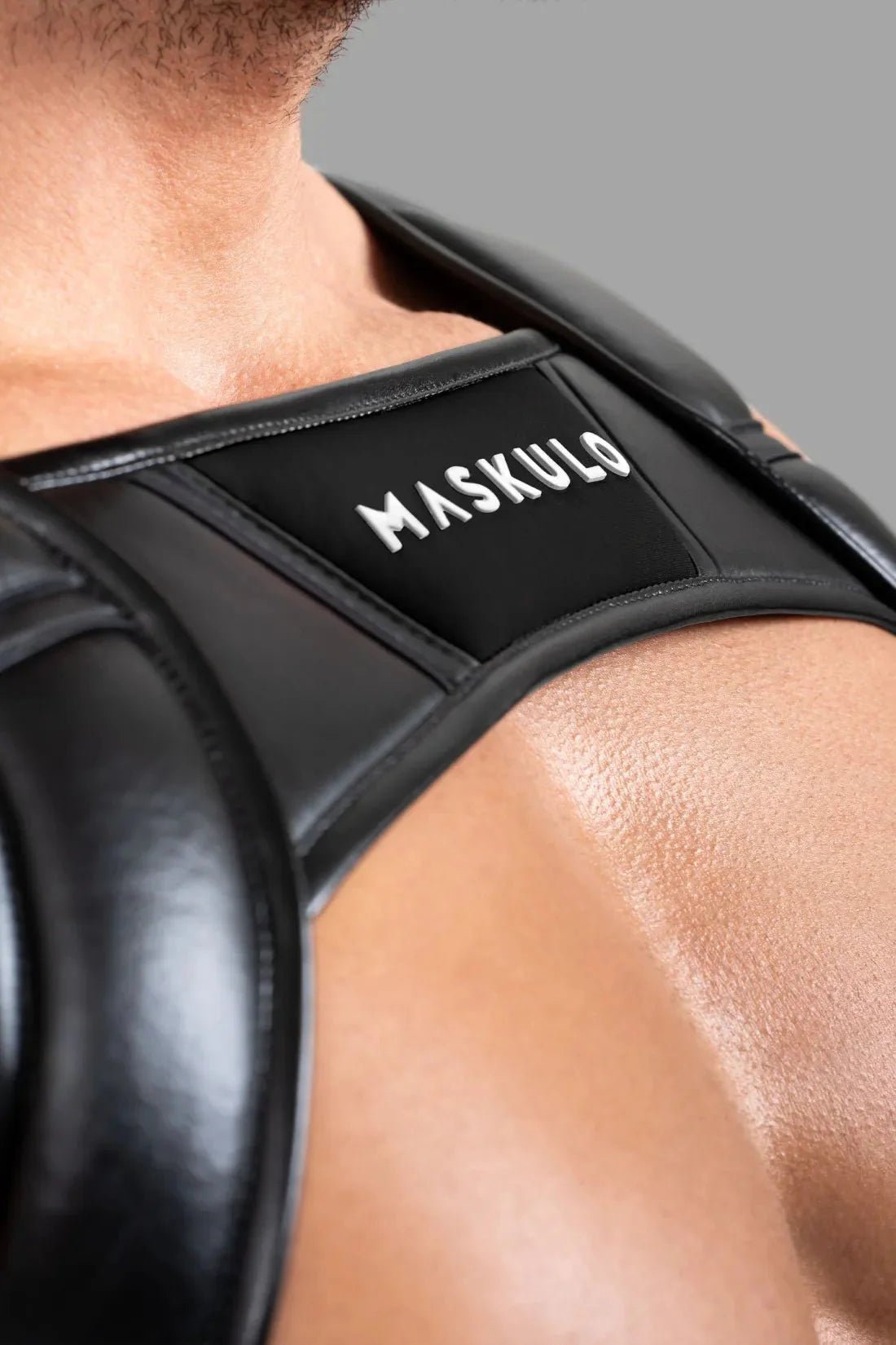 Body Harness with Push - up Effect. Black - MHR121 - Y5 - Maskulo US NY FL