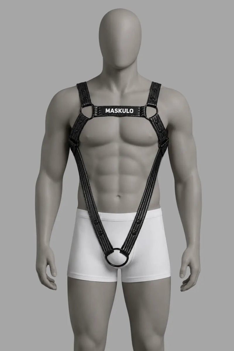 Corbin Thorso Body Harness. Black - MHR193-YX - Maskulo US NY FL