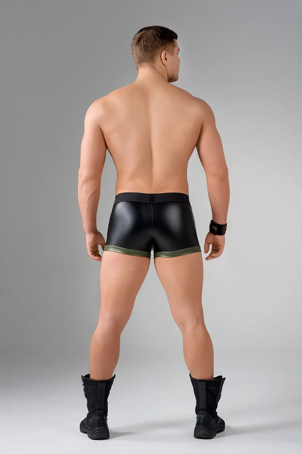 EnForce. Shot Belt Codpiece Trunk shorts. Regular Rear - MTR145-Y1 - Maskulo US NY FL