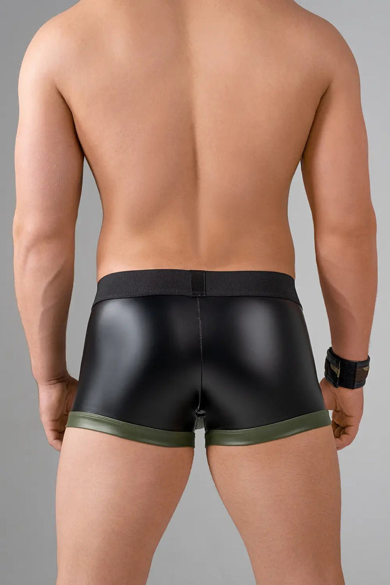 EnForce. Shot Belt Codpiece Trunk shorts. Regular Rear - MTR145-Y1 - Maskulo US NY FL