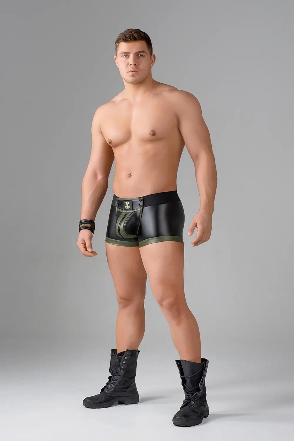 EnForce. Waist - high Codpiece Trunk shorts. Regular Rear - MTR147-Y1 - Maskulo US NY FL