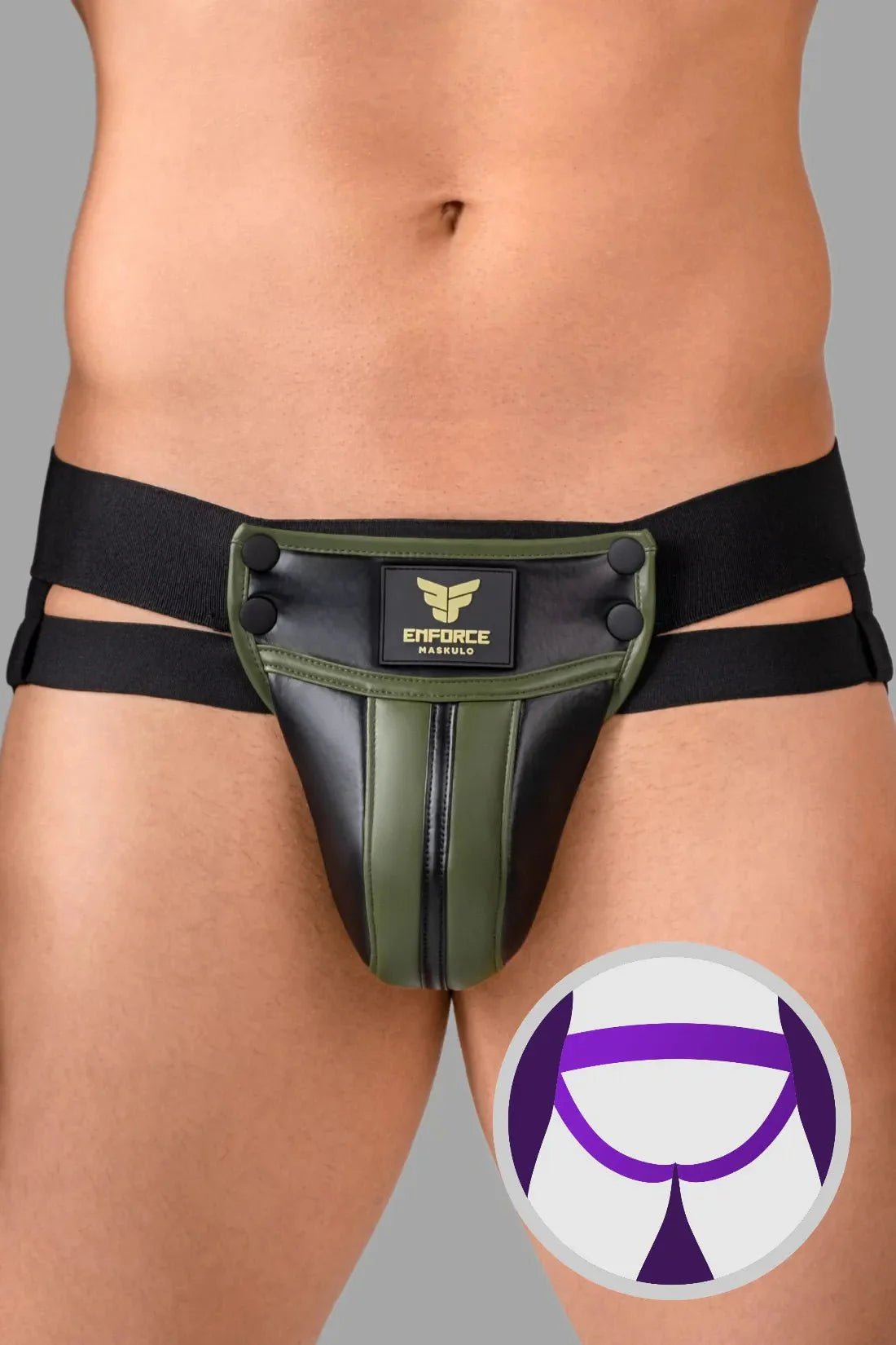 Falcon Enforce Pouch Jockstrap - MJS130-Y1 - Maskulo US NY FL