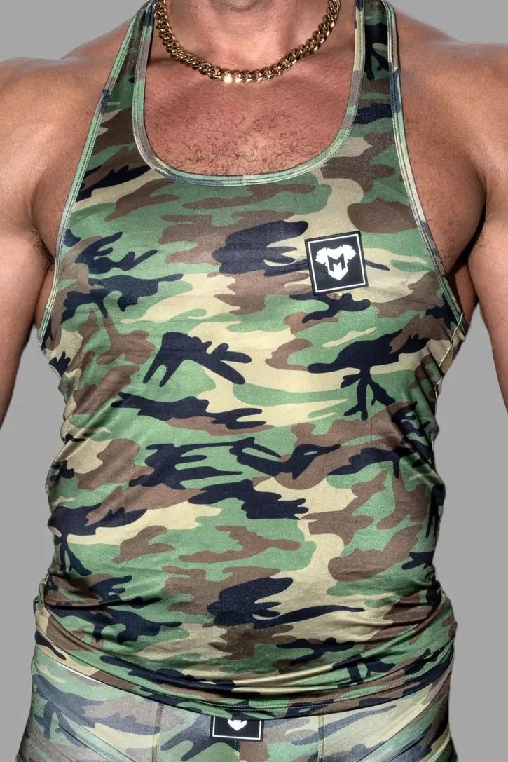Gaell Sleek Tight Top. Silky Camouflage - MTP177 - Y2 - Maskulo US NY FL