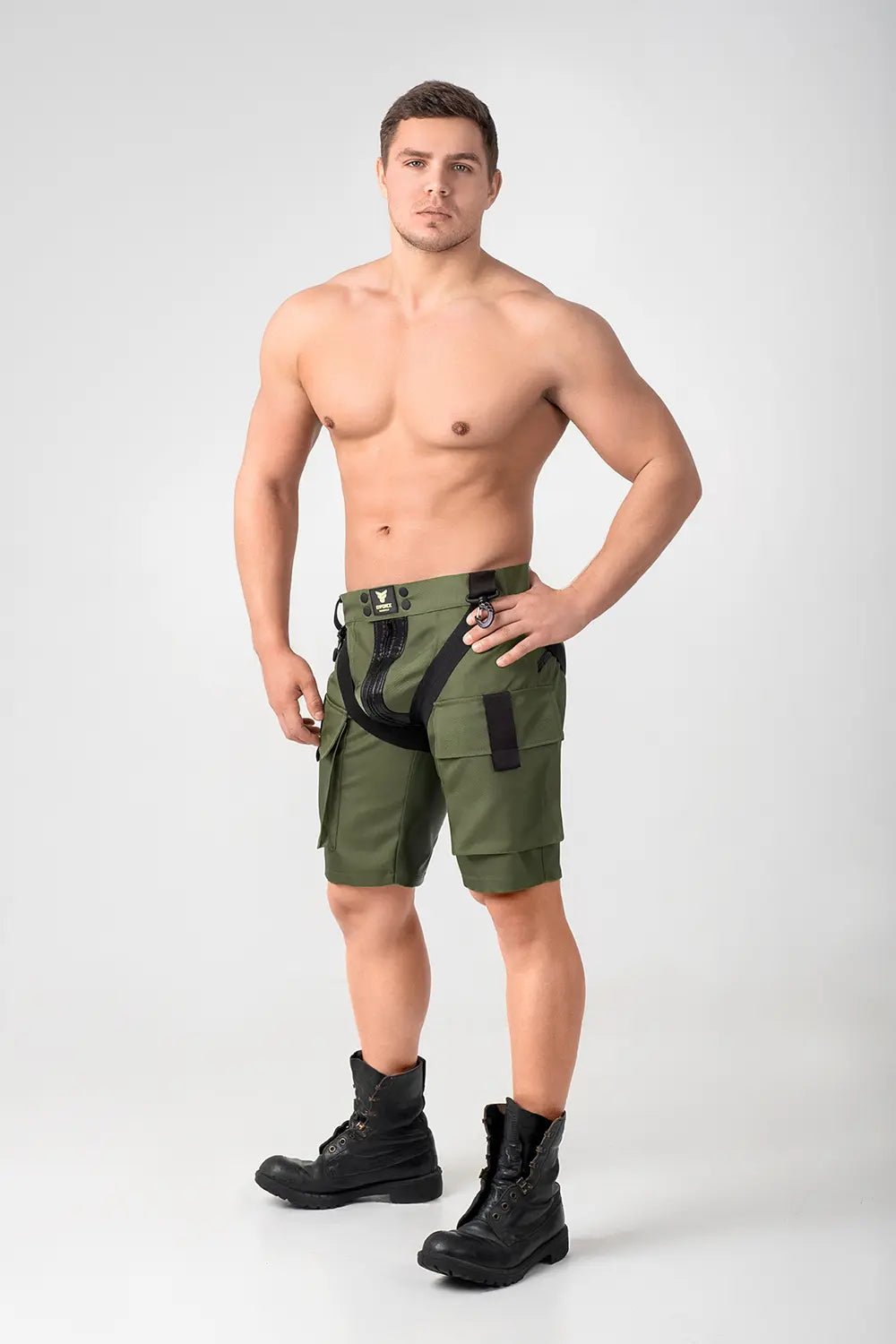 Hawk Enforce Zip Shorts - MSH107-Y1 - Maskulo US NY FL