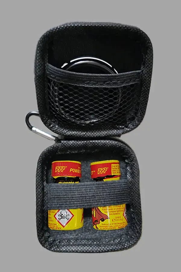 Jax Wanderlust. Mini Zip - Case with Carabiner. Black - MCS101 - YX - Maskulo US NY FL