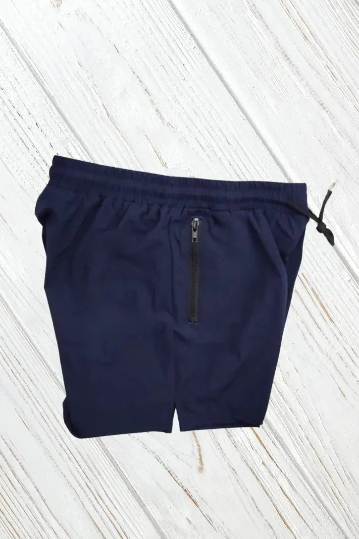 Jedd Synther soft shorts with zip pockets. Blue Navy - MSH251 - Y2 - Maskulo US NY FL