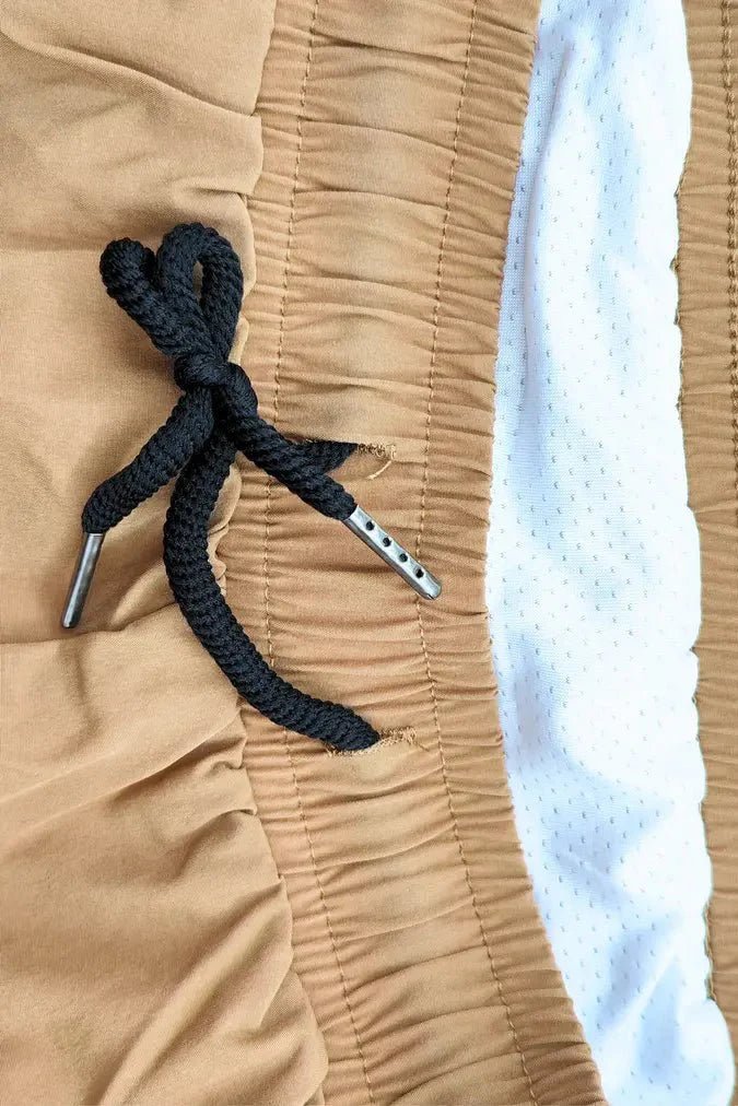 Jedd Synther Soft Shorts with Zip Pockets. Khaki - MSH269 - Y1 - Maskulo US NY FL