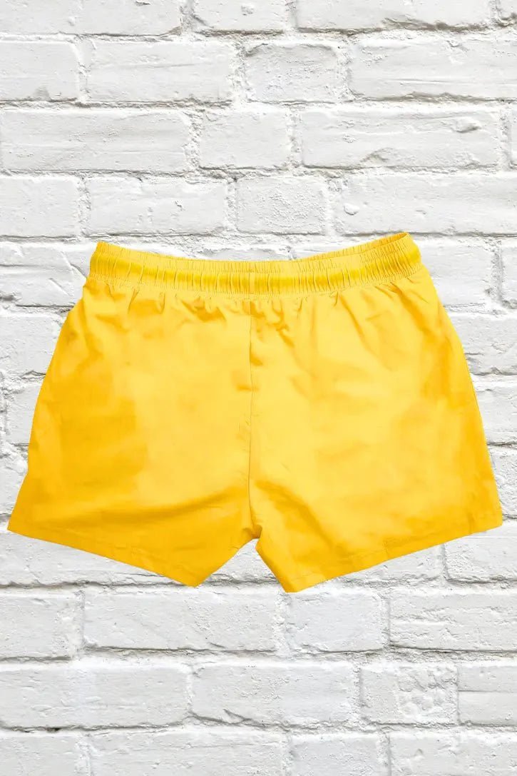 Jedd Synther Soft Shorts with Zip Pockets. Yellow Lemon - MSH270 - Y1 - Maskulo US NY FL