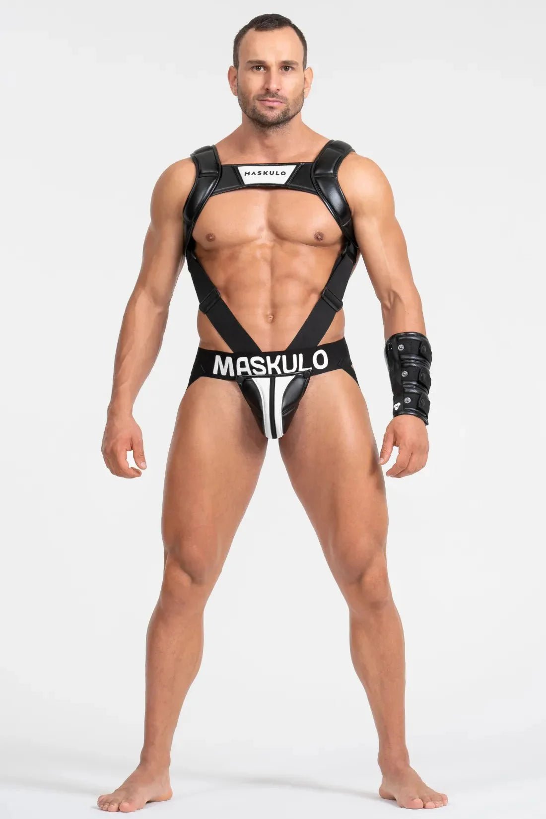 Jock 'Big Bulge'. Black and White - MJS145 - Y5 - Maskulo US NY FL