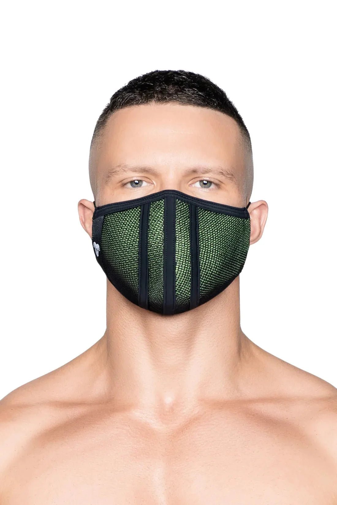 Life 3D Mask. Green and Black - MAC108 - YX - Maskulo US NY FL