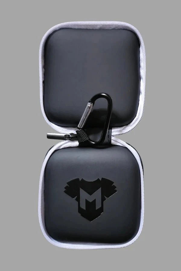Jax Wanderlust. Mini Zip - Case with Carabiner. Black + White - Maskulo - MCS102 - YX - Maskulo Global (EU) Store