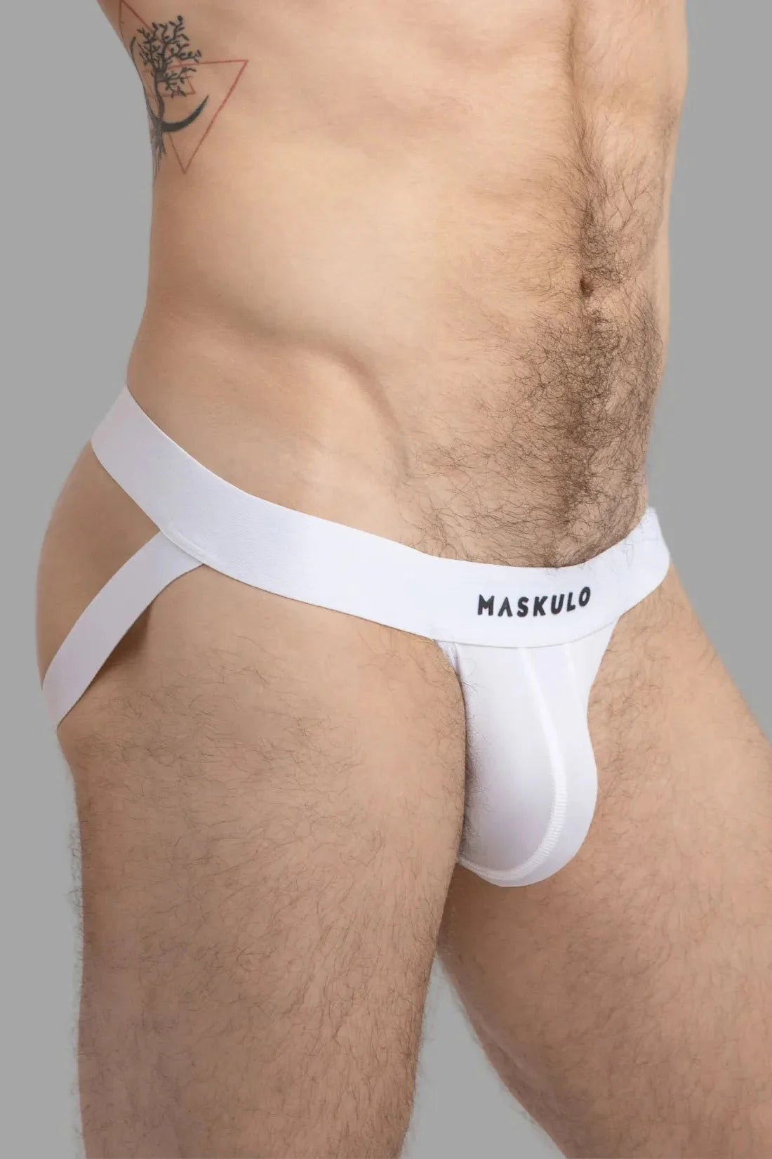Microfiber Jock. White - MJS107 - Y4 - Maskulo US NY FL