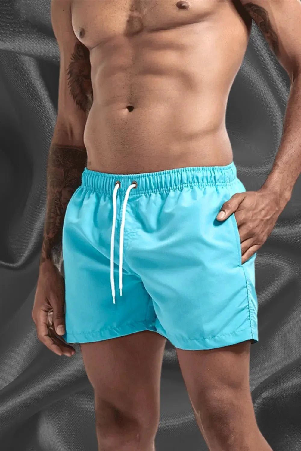 Miles Cyclone Soft - Touch Nylon Shorts. Blue Sky - MSH246 - Y2 - Maskulo US NY FL