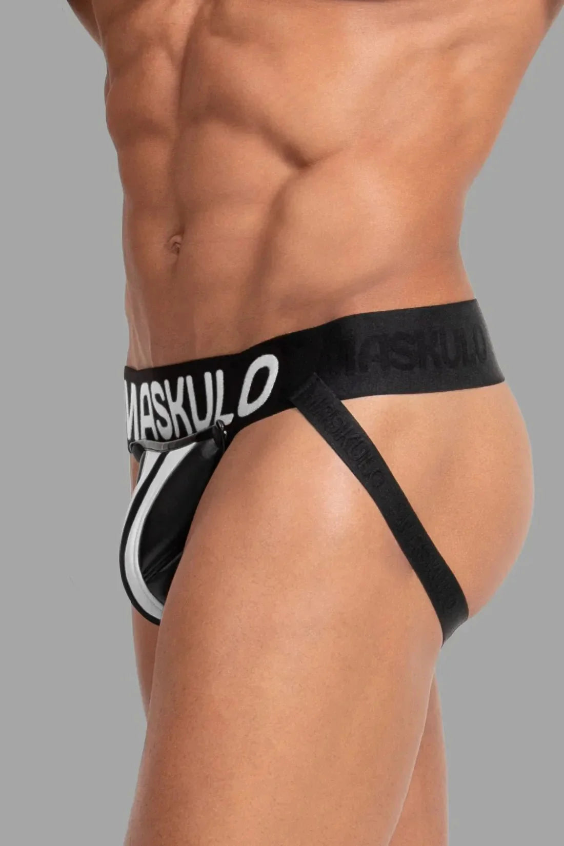 Jock 'Big Bulge'. Black and White - Maskulo - MJS145 - Y5 - Maskulo Global (EU) Store