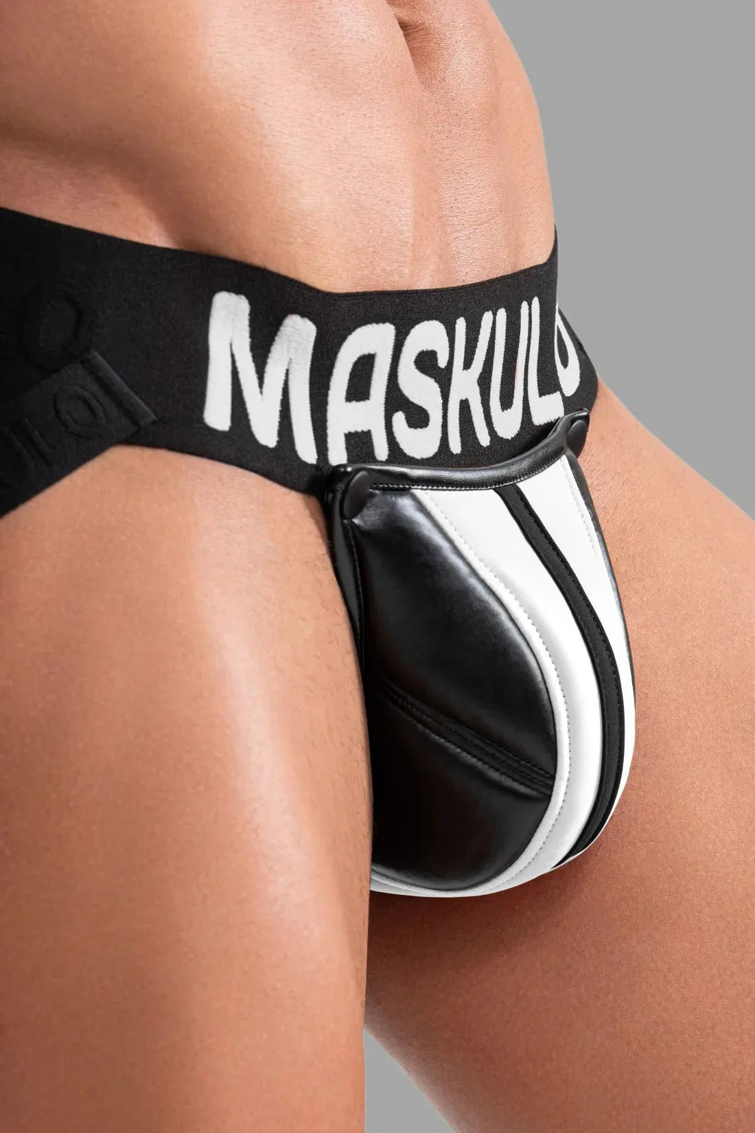 Jock 'Big Bulge'. Black and White - Maskulo - MJS145 - Y5 - Maskulo Global (EU) Store