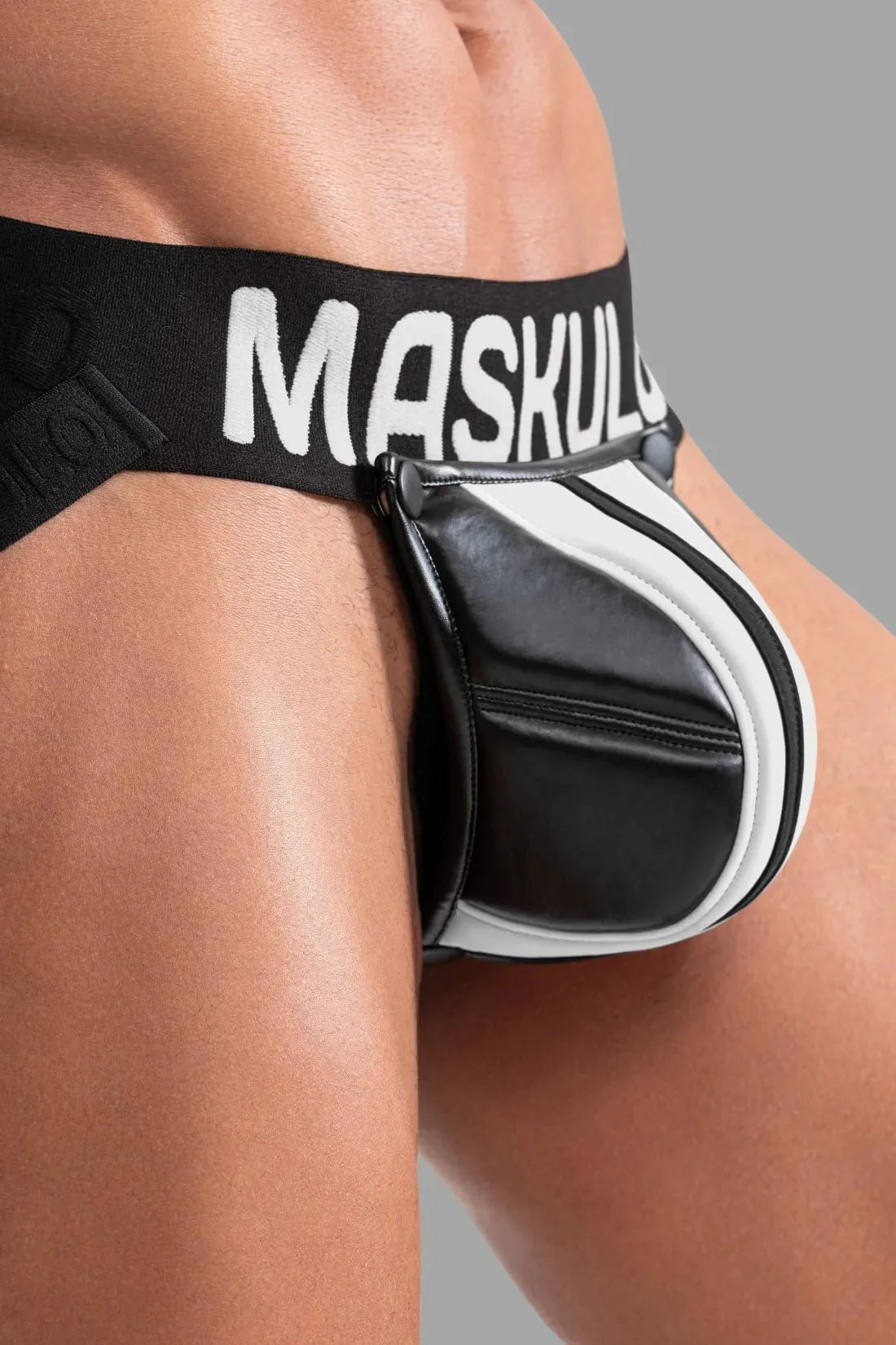 Jock 'Big Bulge'. Black and White - Maskulo - MJS145 - Y5 - Maskulo Global (EU) Store