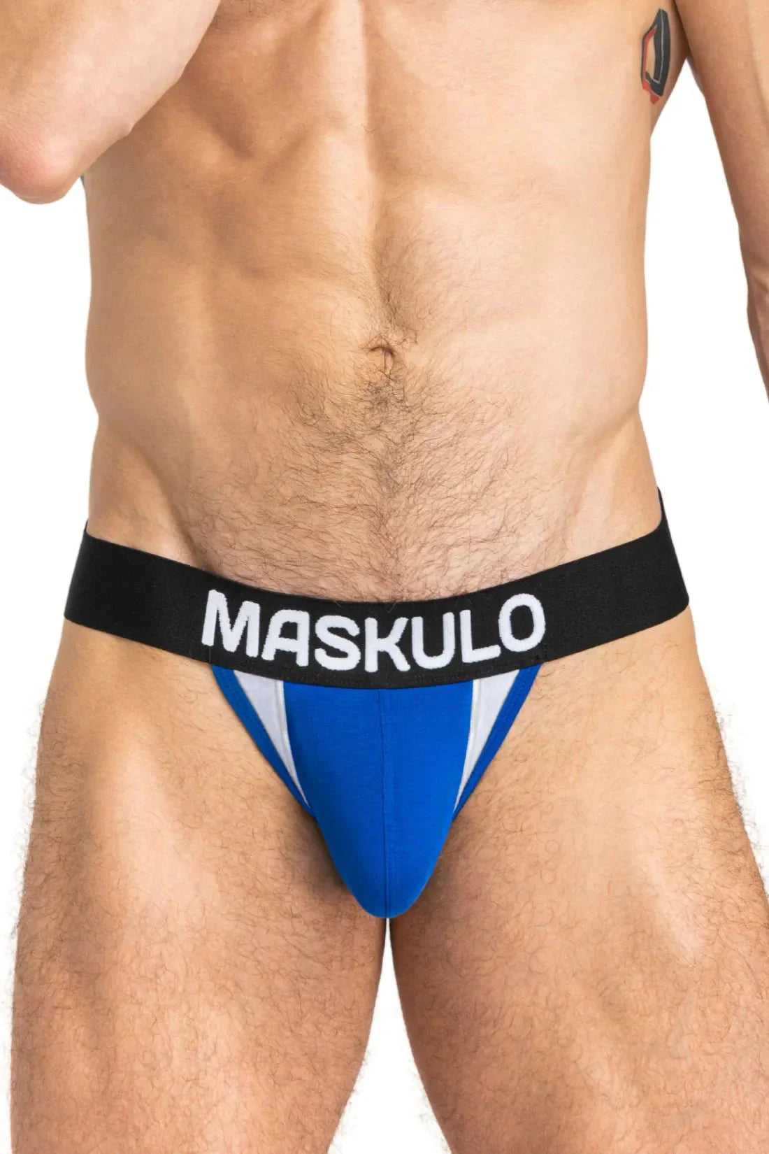 Captain - A Jock O - INSIDE - POUCH. Blue and Black - Maskulo - MJS155 - Y2 - Maskulo Global (EU) Store