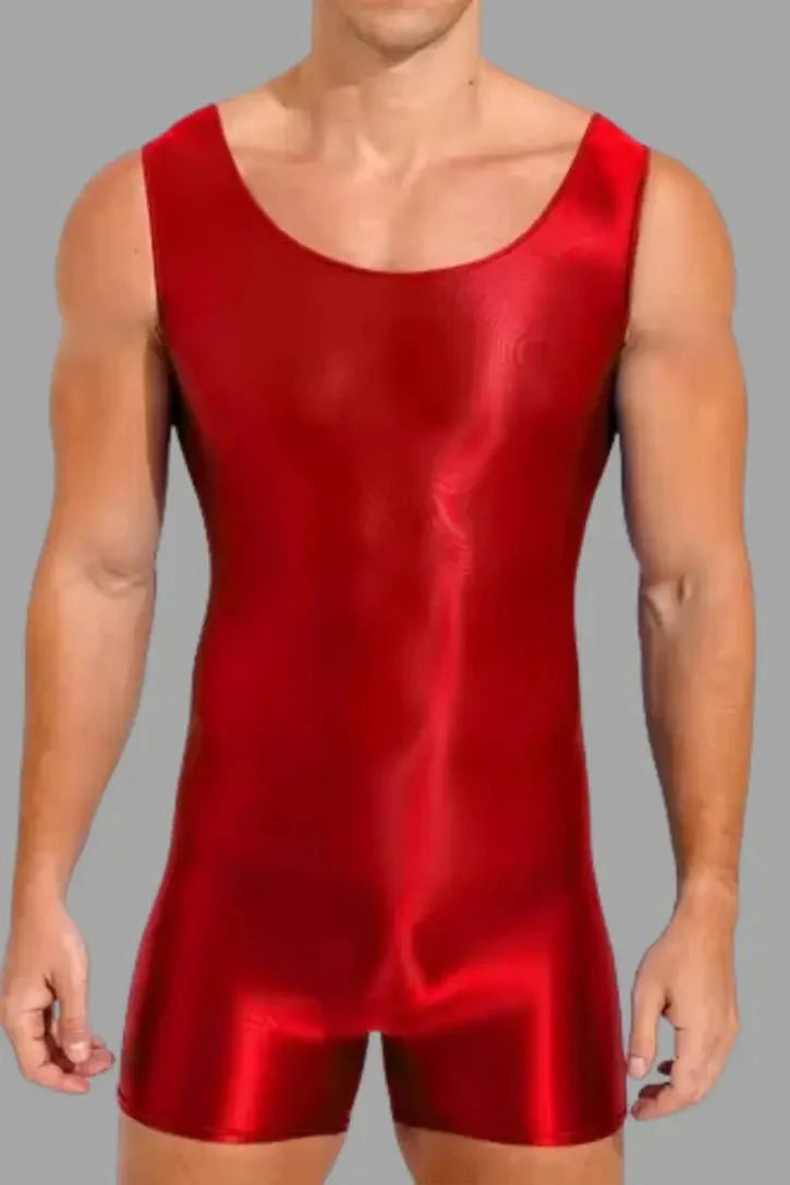 Pierce Ironsilk Tight Wrestling Singlet. Red - Maskulo - MWS153 - Y3 - Maskulo Global (EU) Store