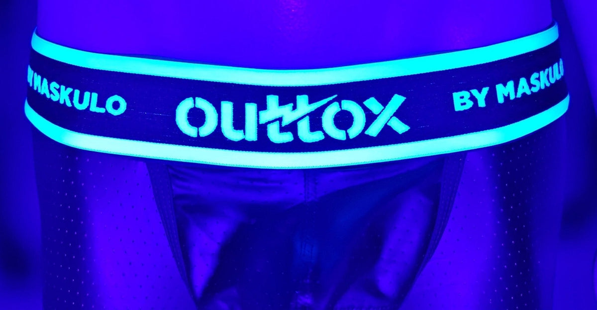 Outtox by Maskulo. Wrapped Rear Trunk Shorts. Codpiece. Black - XTR117 - Y1 - Maskulo US NY FL
