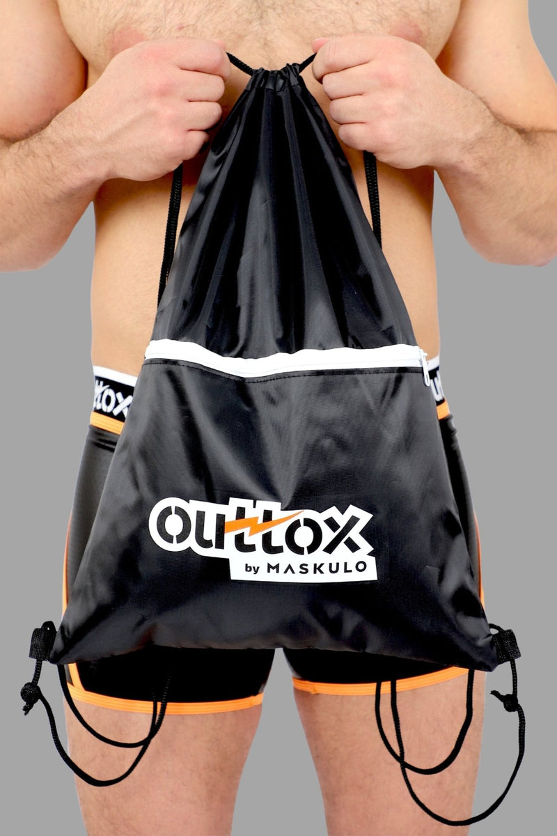 Outtox. Drawstring Bag. Black - XBG101 - YX - Maskulo US NY FL