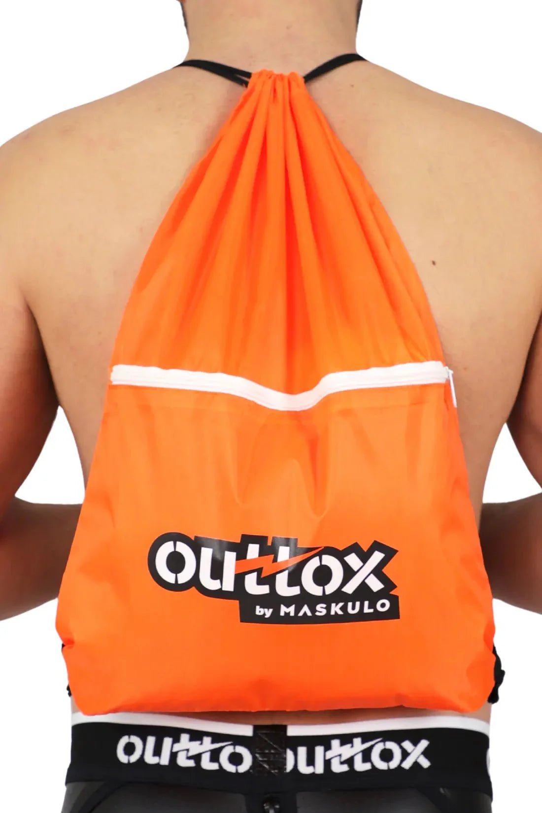 Outtox. Drawstring Bag. Orange - XBG100 - YX - Maskulo US NY FL