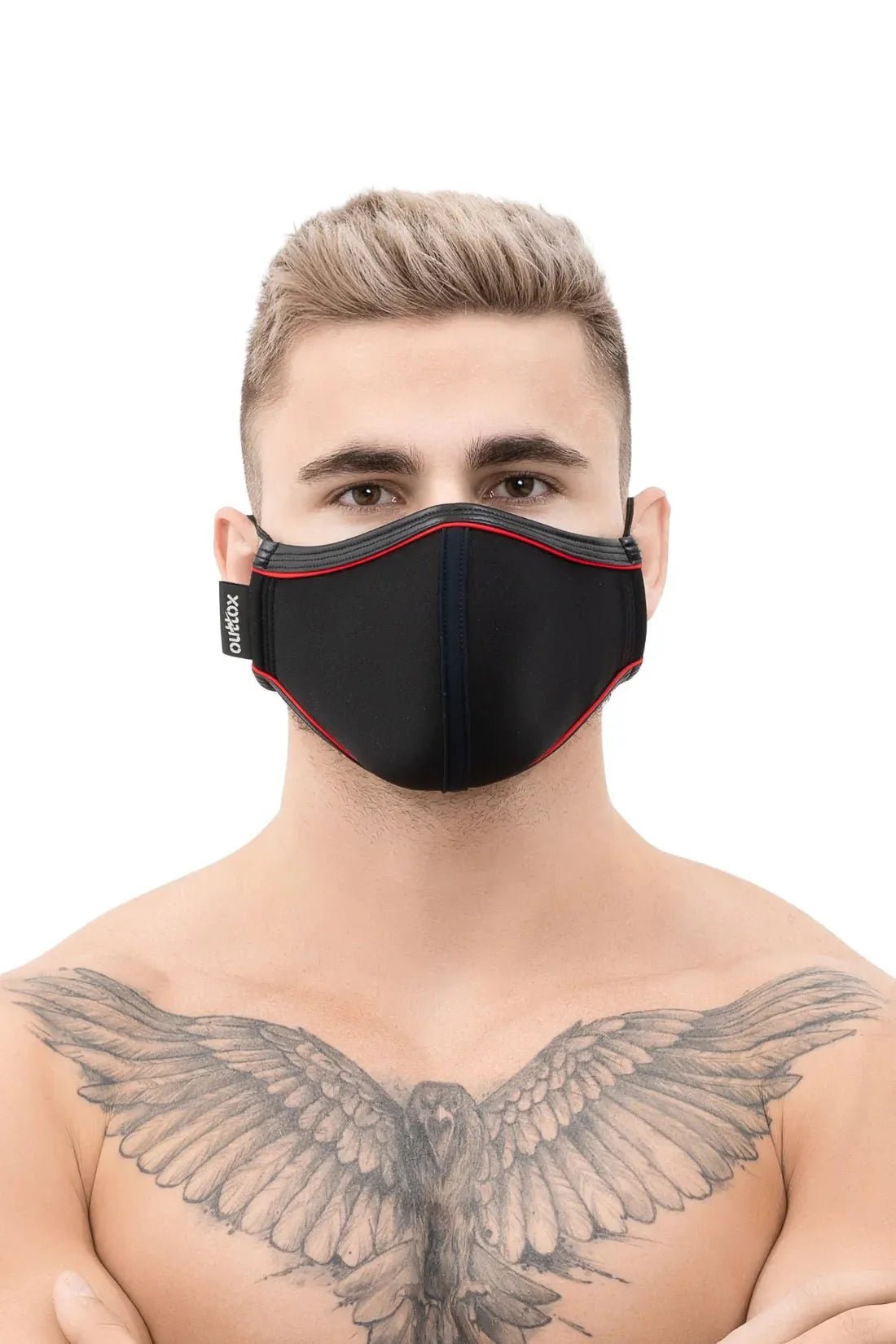 Outtox. Everyday Mask. Black and Red - XAC101 - YX - Maskulo US NY FL