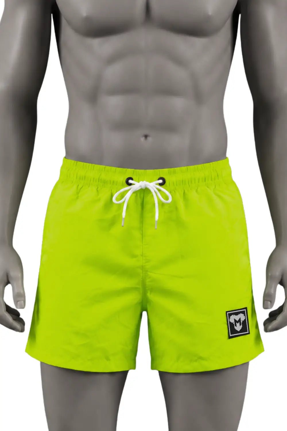 Sterling Cyclone Soft-Touch Nylon Shorts. Green Neon - MSH248-Y1 - Maskulo US NY FL