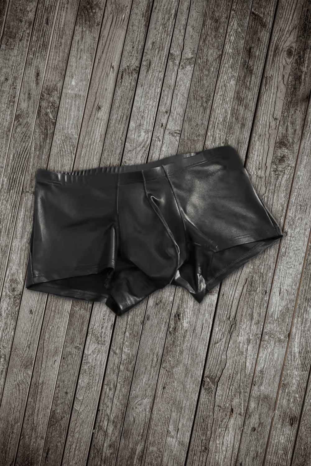 Ted Aquario. Shiny Shorts. Black - MSH281-Y1 - Maskulo US NY FL