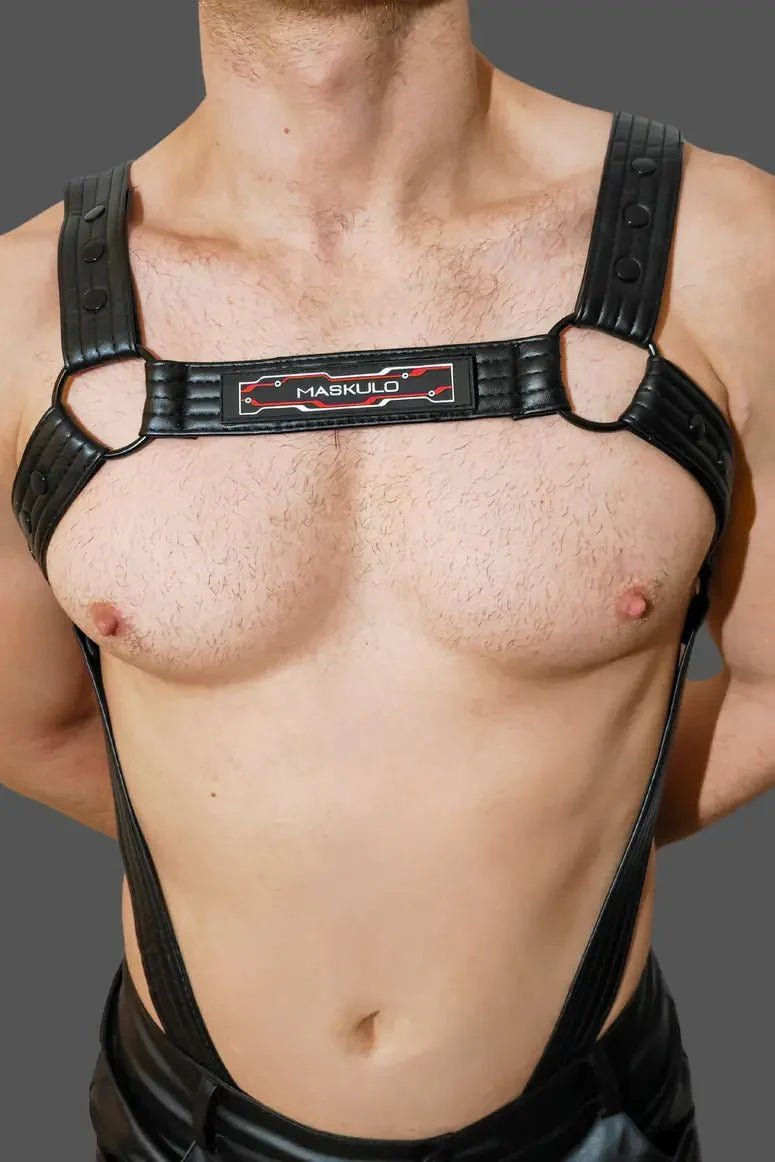 Vance Gridlock. Body Harness of PU Leather - MHR193 - YX - Maskulo US NY FL