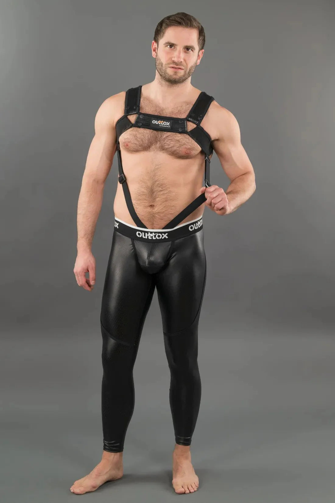 Outtox by Maskulo. Body Harness with Snaps. Black - Outtox - XHR120 - Y1 - Maskulo Global (EU) Store