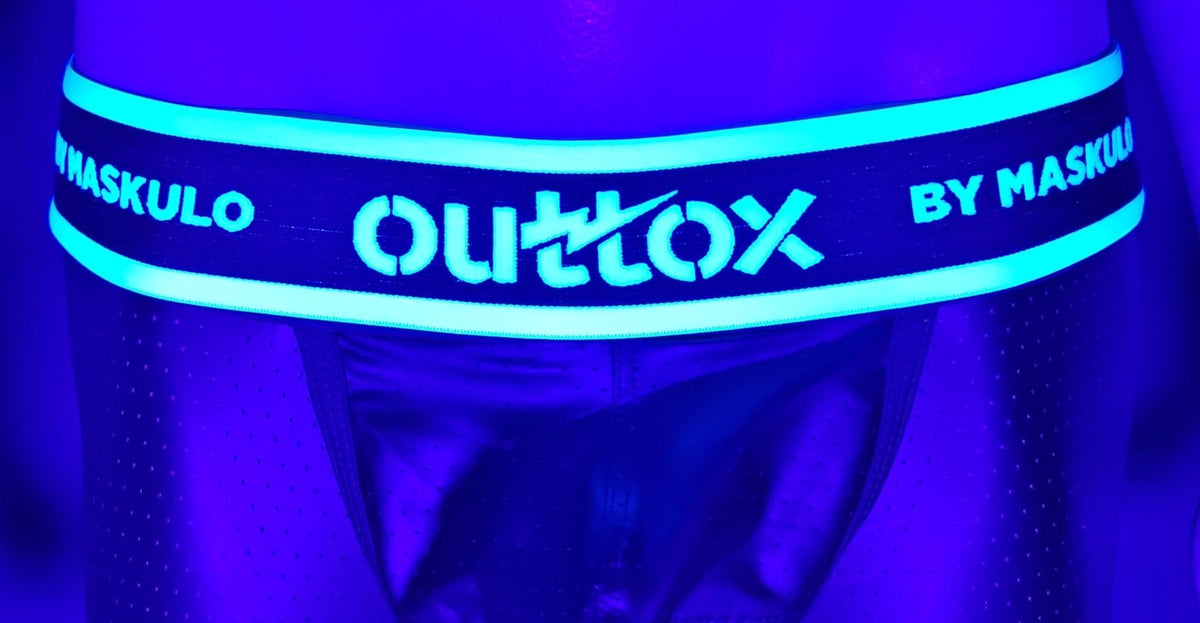 Outtox by Maskulo. Open Rear Trunk Shorts. Snap Codpiece. Black - Outtox - XTR115 - Y1 - Maskulo Global (EU) Store